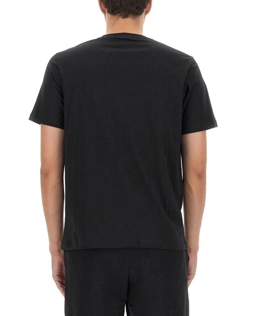 Paul Smith Black Ps Paul Smith Zebra Logo T Shirt for men