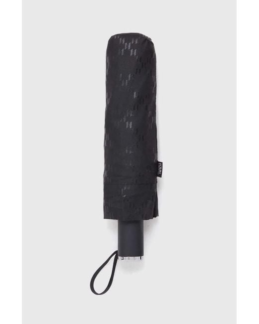Karl Lagerfeld Blue Monogram Sm Umbrella