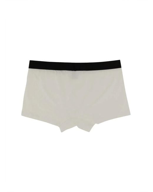 DSquared² Black Boxers With Logo for men