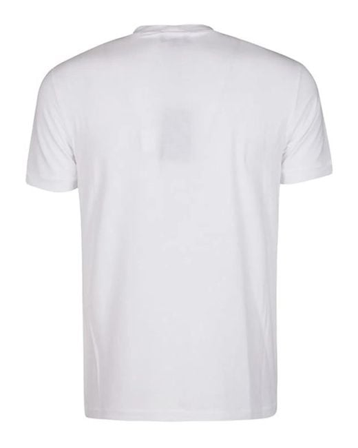 Giorgio Armani White Slim Fit T Shirt for men