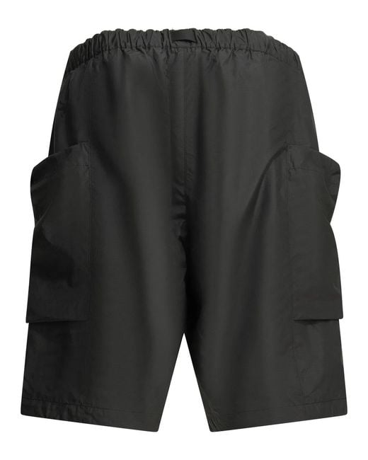Goldwin Black "Rip-Stop" Technical Shorts for men