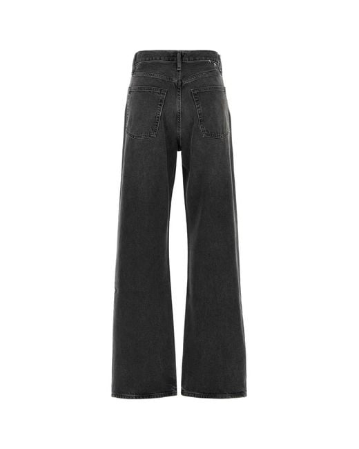 Agolde Black Recycled Cotton Denim Jeans