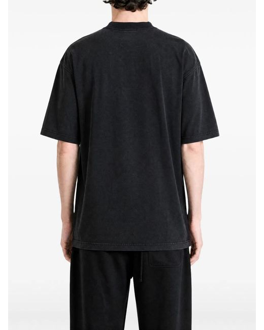 Balenciaga Blue The Address Cotton T-Shirt for men