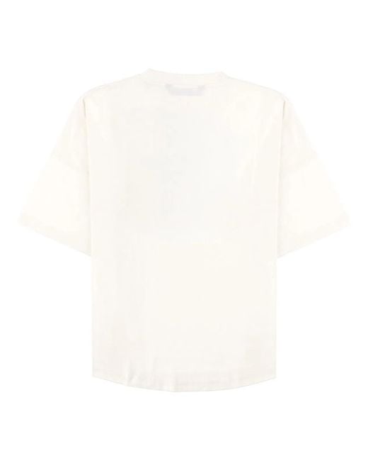 Palm Angels White T-Shirt for men