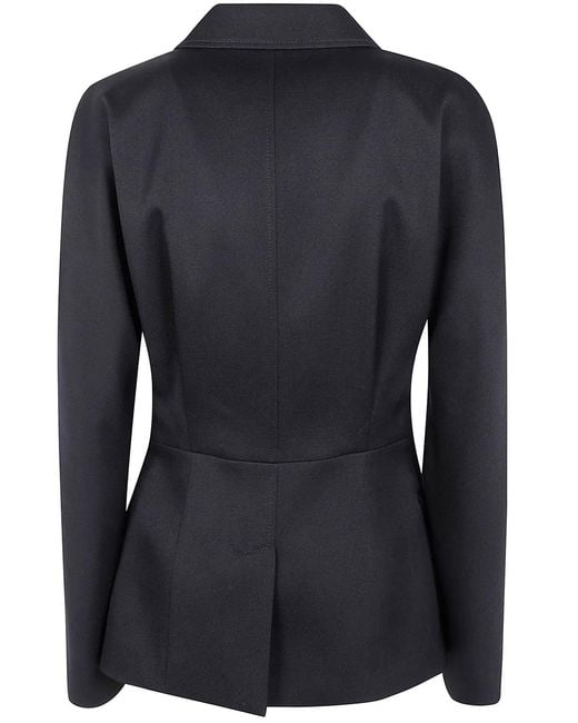 Lanvin Blue Single-Breasted Tailored Jacket