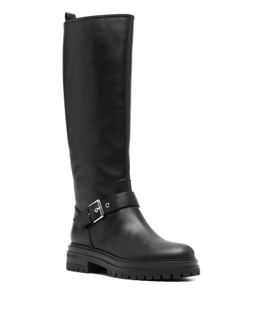 Gianvito Rossi Black Shoes Vitello Glove