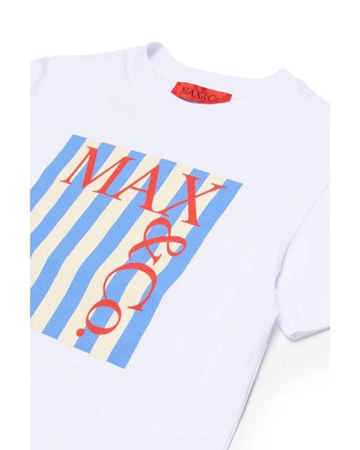 MAX&Co. White Max&Co. T-Shirt With Logo