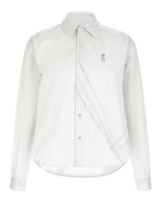 Kiko Kostadinov White 'Ohne K-Dart' Shirt for men