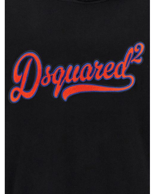 DSquared² Gray 'Sponge Patch' Hoodie for men