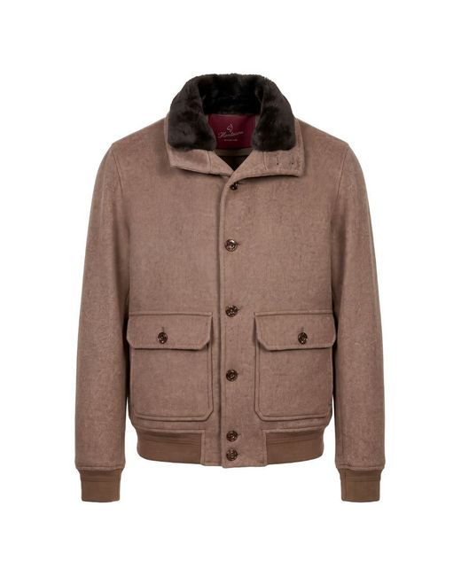 Montecore Brown Warm Cashmere Jacket for men