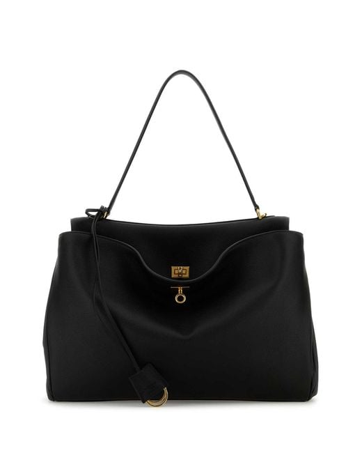 Balenciaga Black Rodeo Top Handle L