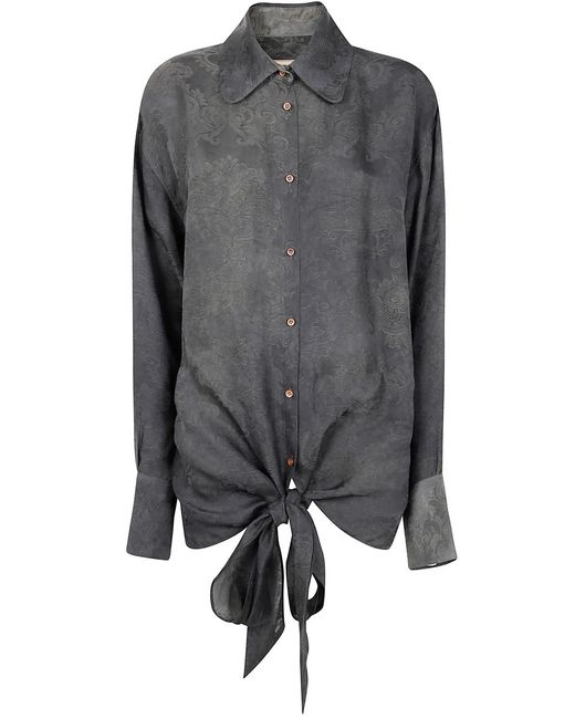 Uma Wang Gray Tubby Shirt