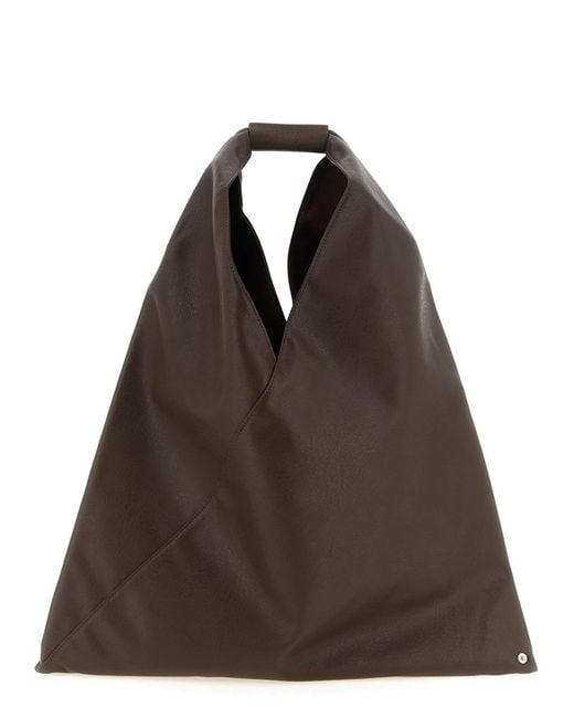 MM6 by Maison Margiela Brown 'Japanese Classic' Medium Handbag