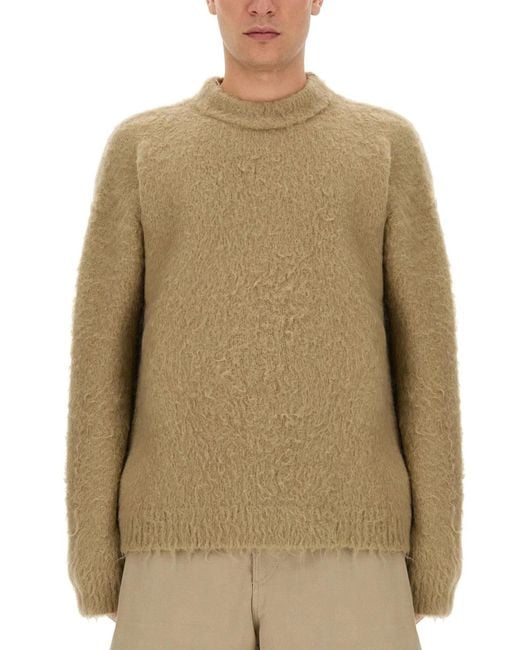 Acne Natural Wool Jersey for men