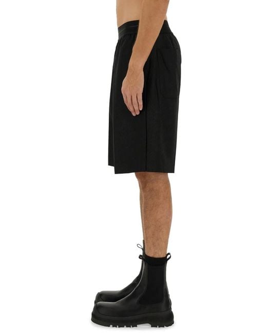 Helmut Lang Black Short Car Tailored for men