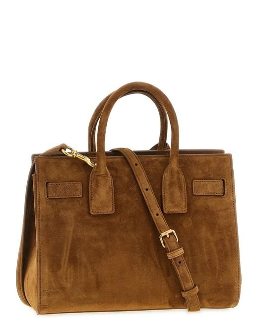 Saint Laurent Brown 'Sac De Jour' Small Handbag