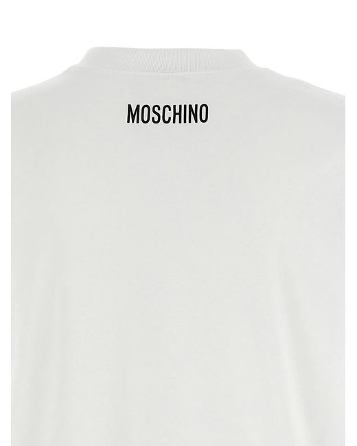 Moschino White Printed T-Shirt