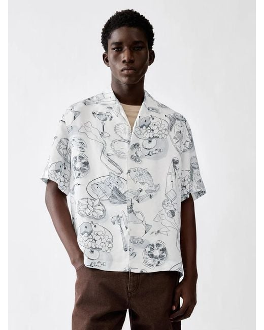 Jacquemus White La Chemise Cocktail for men
