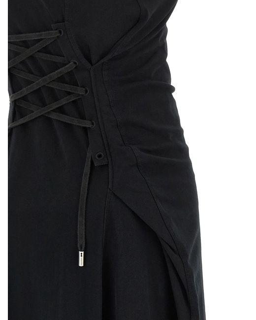 McQueen Black Corset Dress