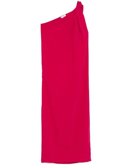 P.A.R.O.S.H. Red Cady Midi Dress