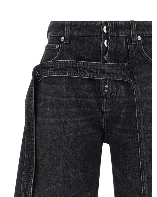 Jean Paul Gaultier Blue Low Waist Jeans