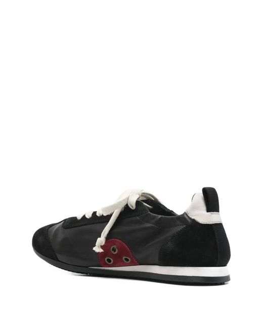 Uma Wang Black "Wome's" Sneakers