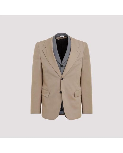 Comme des Garçons Brown Comme Des Garçons Homme Plus Wool Jacket for men