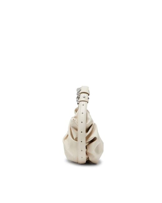 DIESEL Natural Grab-D-Small Scruched Hobo Bag