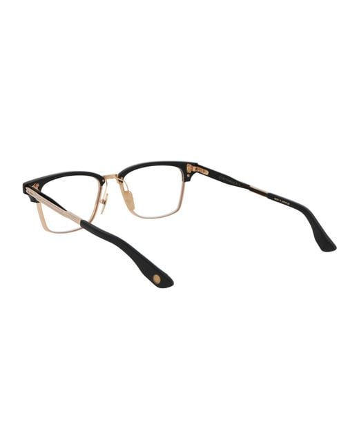 Dita Eyewear Black Matte/ Titanium Glasses for men