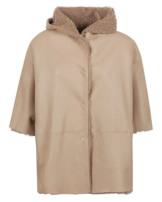 Enes Brown Alice Suede Leather Jacket
