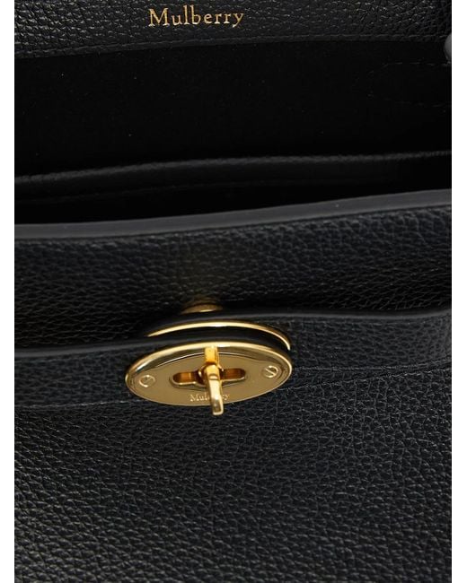 Mulberry Black 'Islington' Bucket Bag Small