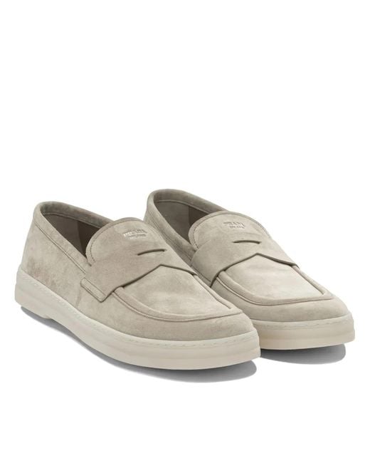 Prada White Mocassini for men