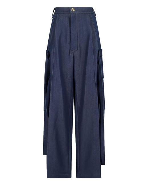 DARKPARK Blue Cargo Pants "Ruth"