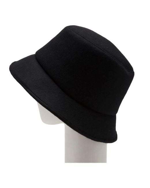 Junya Watanabe Black Wool Blend Round Hat