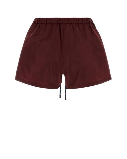 Miu Miu Red Pantaloni