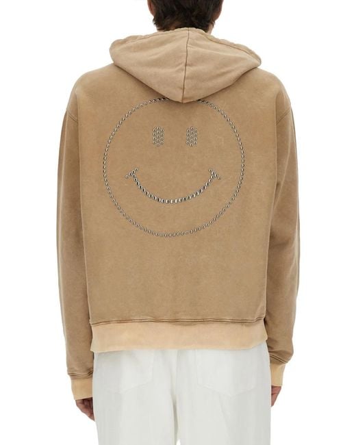 Moschino Couture Natural Sweatshirt With Logo for men