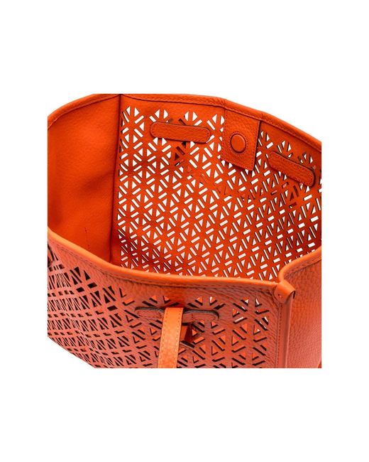Gianni Chiarini Red Marcella Shopping Bag