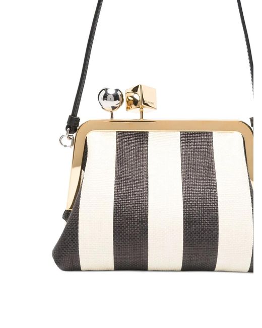 Jacquemus White Cotton Shoulder Bag