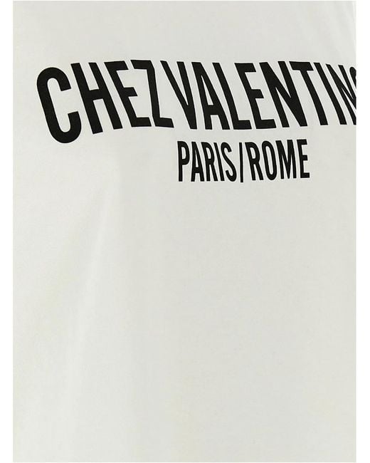 Valentino Garavani White 'Chez T-Shirt