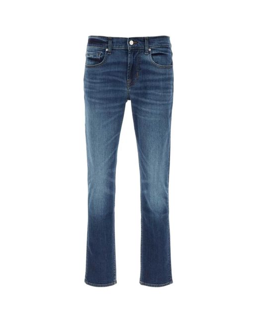 7 For All Mankind Blue Slim Feet for men