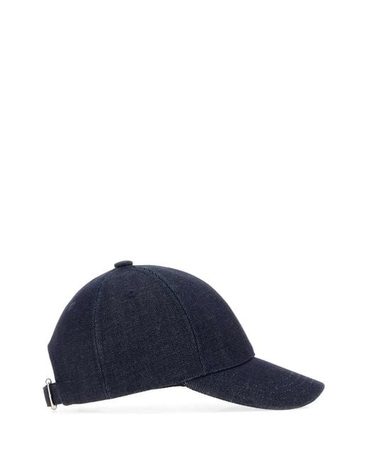 A.P.C. Blue Casquette Rabbit for men