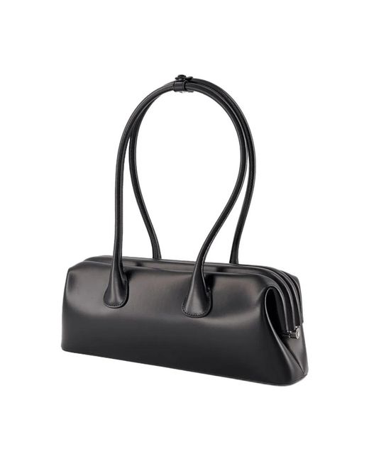 OSOI Black Boat Wide Shoulder Bag