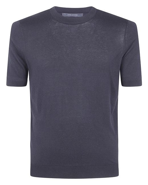 Tagliatore Blue Classic T-Shirt for men