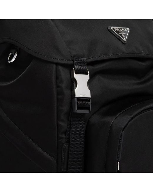 Prada Black Nylon Backpack for men