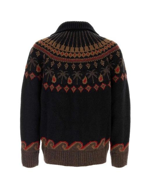 Alanui Black Sweet Winter Jacket for men