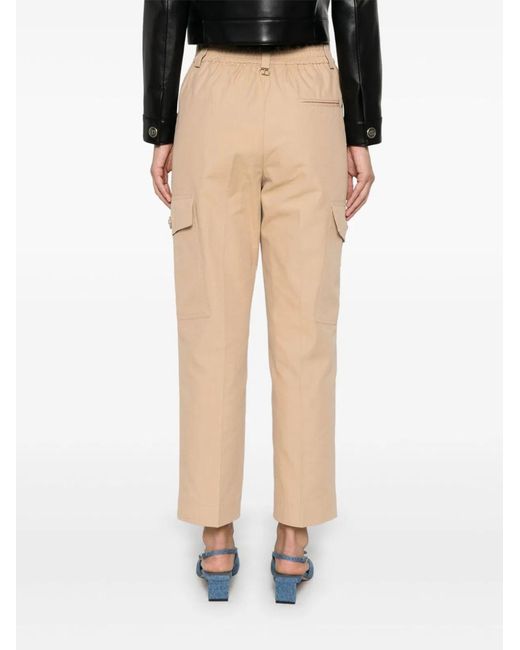 Twinset Natural Stylish And Versatile Trousers