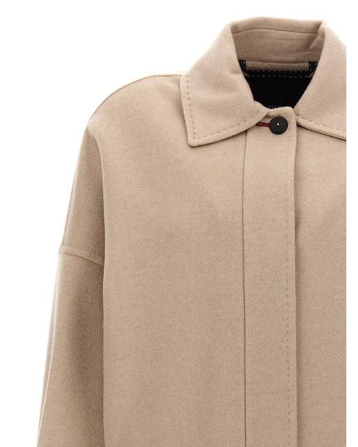 Max Mara Natural 'Baruffa' Coat
