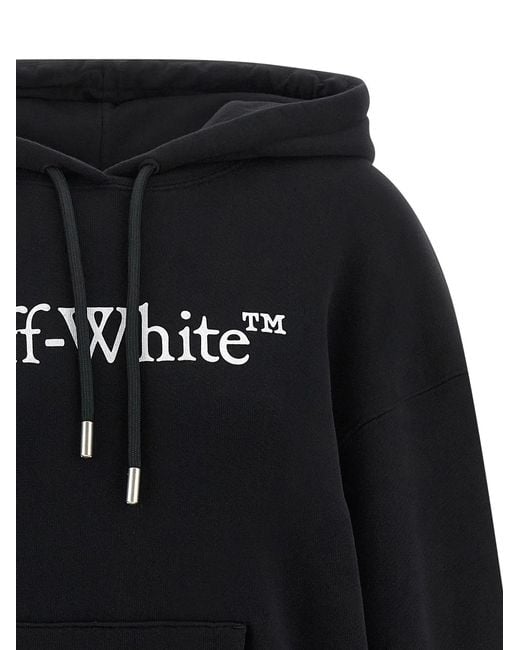 Off-White c/o Virgil Abloh Black 'Big Logo Bookkish' Hoodie