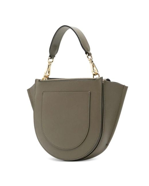 Wandler Metallic Mini Hortensia Flap Tote Bag