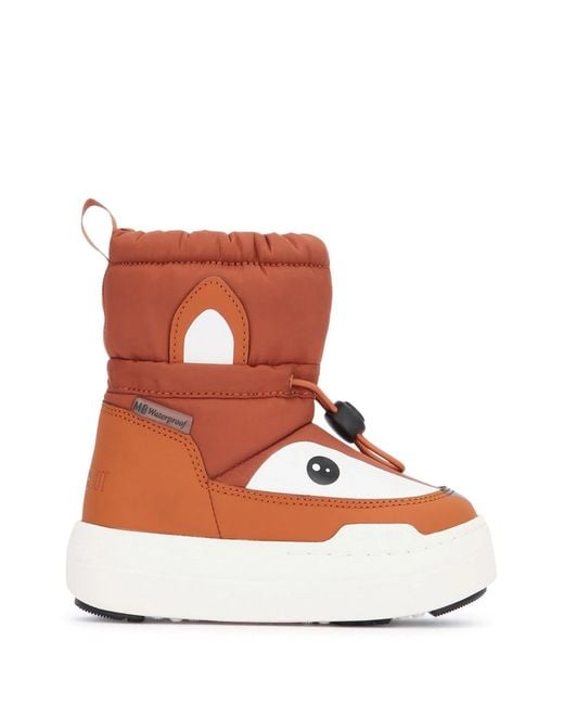 Moon Boot Brown Mb Jr Park Tube Mid Animal Wp